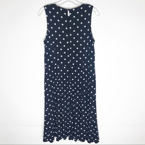Lauren Ralph Lauren Dresses & Skirts - Lauren Ralph Lauren Navy White Polka Dot Dress